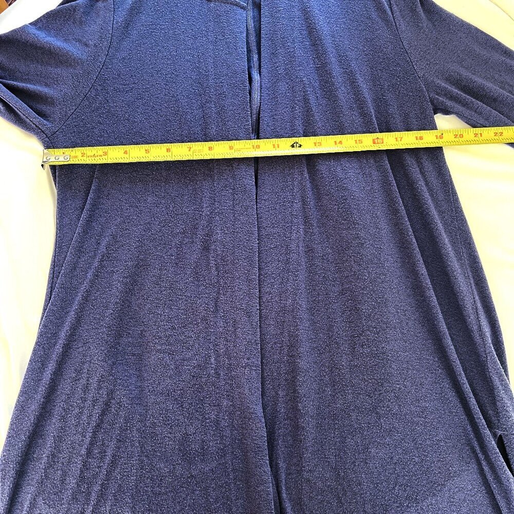 Athleta Knit Harmony Wrap Cardigan Cocoon Sweater Cardi Swept Away Medium - Picture 8 of 11